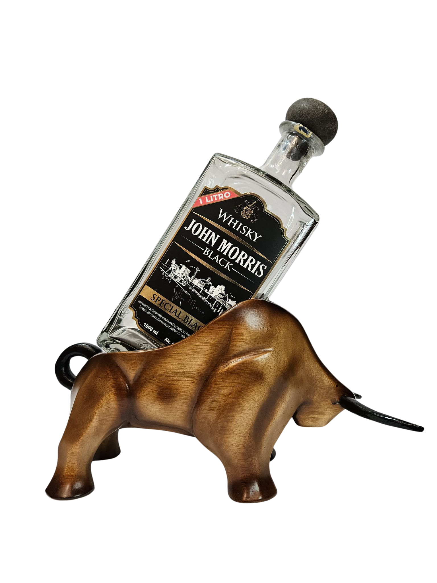 Bulls Wine and Whiskey Holders